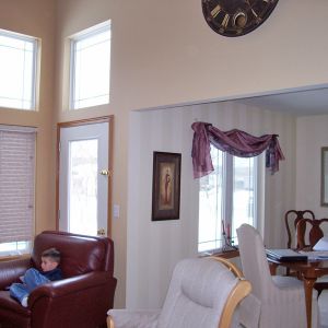BEFORE REMODEL - View of Dining Room from Living Room