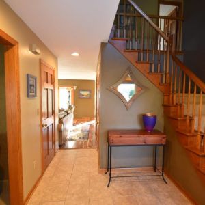 BEFORE REMODEL - Foyer and Stairs