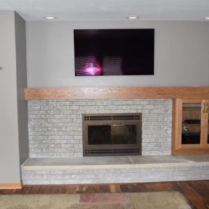 Remodeled Fireplace