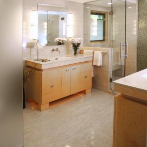 Remodeled Bathroom - Entry View