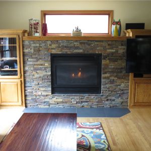 AFTER FIREPLACE RENOVATION