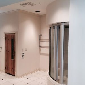 Remodeled Bathroom - Entry View with Shower