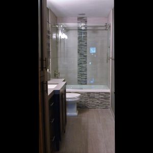 Remodeled Bathroom - Entry View