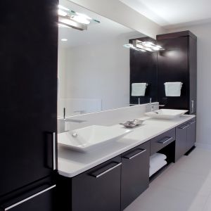 Remodeled Bathroom - Vanity and Sinks