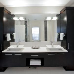 Remodeled Bathroom - Vanity and Sinks