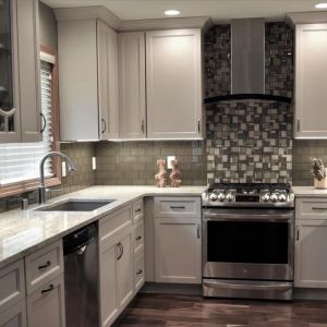 Remodeled Kitchen - Sink and Range