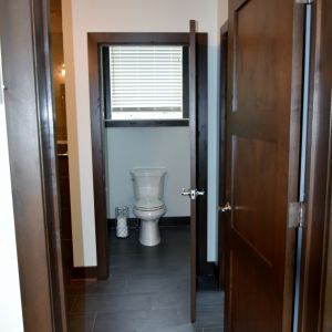 Remodeled Bathroom - View from Master to Private Toilet