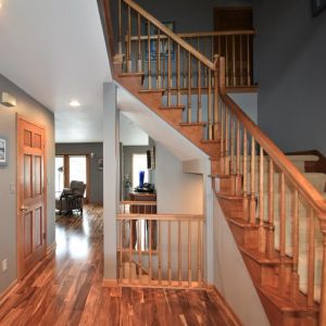 Remodeled Foyer and Stairs