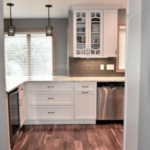 Remodeled Kitchen - Entry from Garage View