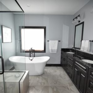 Long View of Remodeled Bathroom