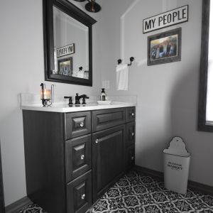 Remodeled Bathroom - Vanity