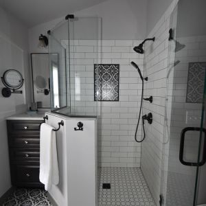Remodeled Bathroom - Shower View